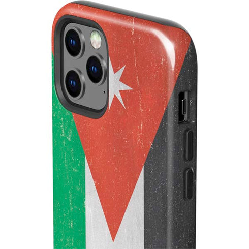 Jordan Flag Distressed iPhone 12 Pro Impact Case