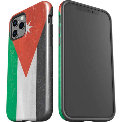 Jordan Flag Distressed iPhone 12 Pro Impact Case
