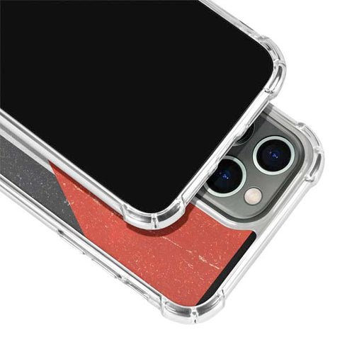 Jordan Flag Distressed iPhone 13 Pro Clear Case
