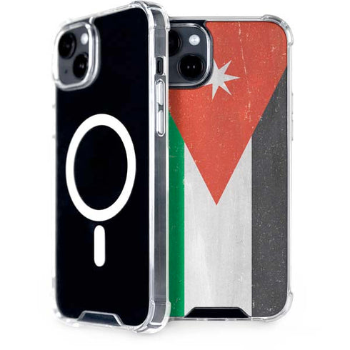 Jordan Flag Distressed iPhone 15 MagSafe Case