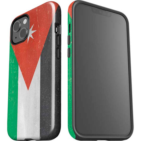 Jordan Flag Distressed iPhone 14 Impact Case