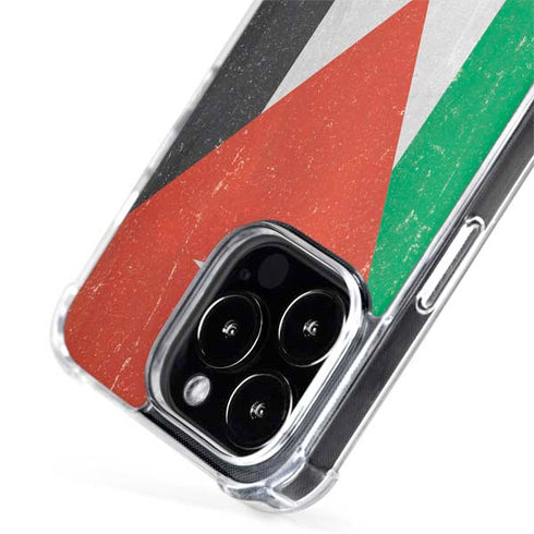 Jordan Flag Distressed iPhone 15 Pro MagSafe Case