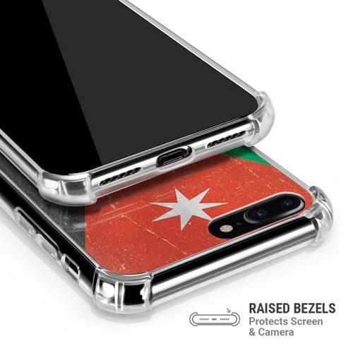 Jordan Flag Distressed iPhone 7/8 Plus Clear Case