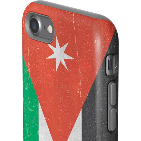 Jordan Flag Distressed iPhone SE (2nd & 3rd Gen) Pro Case