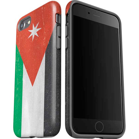 Jordan Flag Distressed iPhone SE (2nd & 3rd Gen) Pro Case