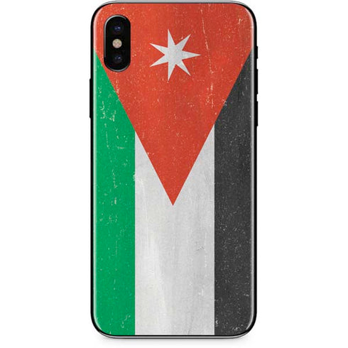 Jordan Flag Distressed iPhone X Skin