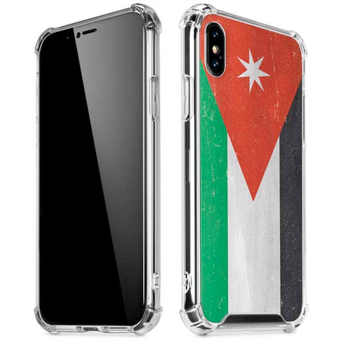 Jordan Flag Distressed iPhone XS Max Clear Case