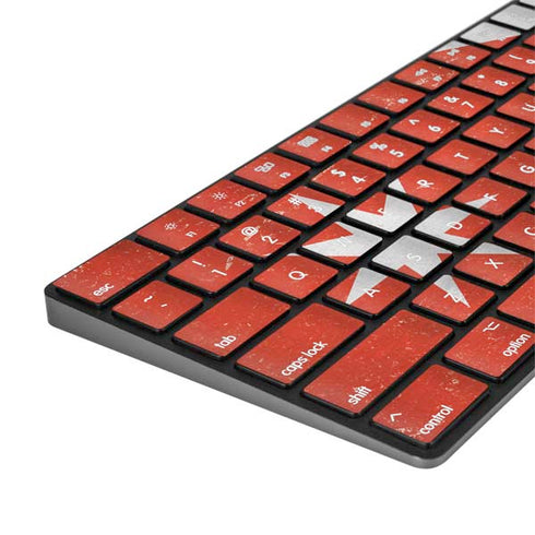 Jordan Flag Distressed Magic Keyboard with Numeric Keypad Skin