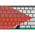 Jordan Flag Distressed Magic Keyboard with Numeric Keypad Skin