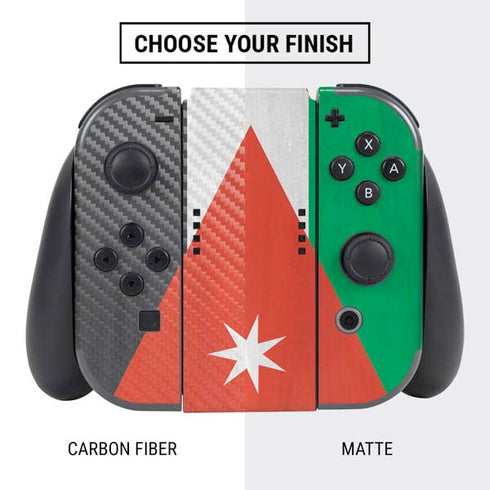 Jordan Flag Distressed Nintendo Switch Bundle Skin