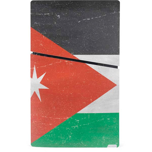 Jordan Flag Distressed PS5 Slim Digital Edition Bundle Skin