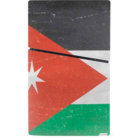 Jordan Flag Distressed PS5 Slim Digital Edition Console Skin