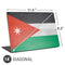 Jordan Flag Distressed Universal Laptop 14in (11.4 x 8.2in) Skin