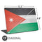 Jordan Flag Distressed Universal Laptop 15in (12.2 x 8.8in) Skin