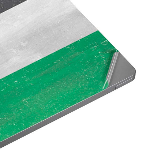 Jordan Flag Distressed Universal Laptop 16.6in (13.4 x 9.7in) Skin