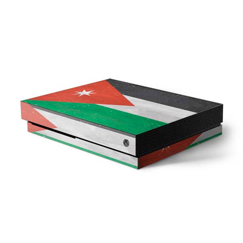 Jordan Flag Distressed Xbox One X Console Skin