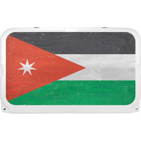 Jordan Flag Distressed YETI Tundra 45 Hard Cooler Skin