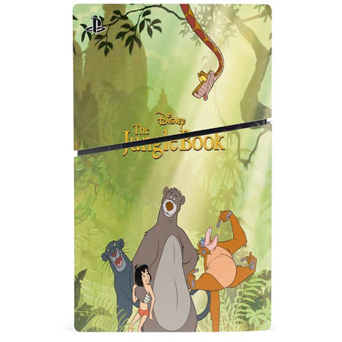 Disney Jungle Book Character Group PS5 Slim Digital Edition Bundle Skin