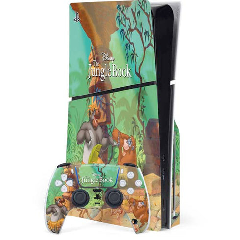 Disney Jungle Book Dancing Cast PS5 Slim Disk Bundle Skin