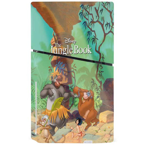 Disney Jungle Book Dancing Cast PS5 Slim Disk Console Skin
