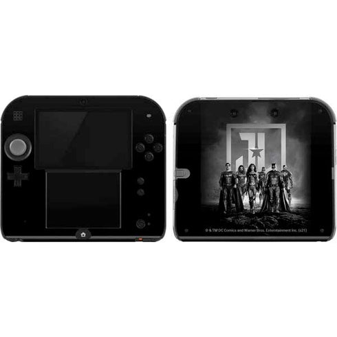The Justice League (2017) Justice League Black and White Nintendo 2DS Skin