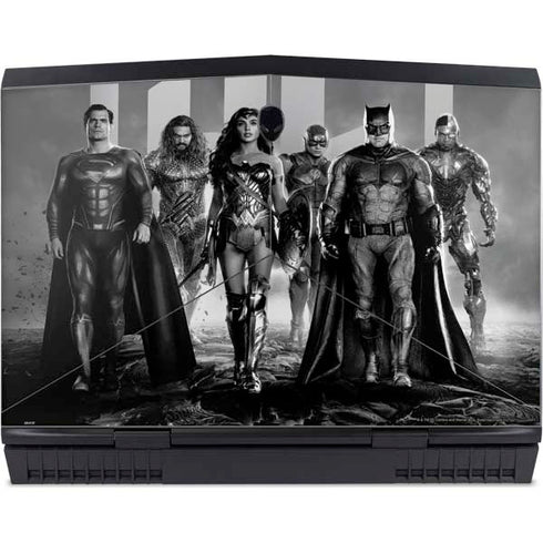 The Justice League (2017) Justice League Black and White Dell Alienware Skin