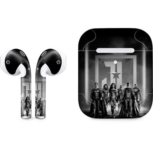 The Justice League (2017) Justice League Black and White Apple AirPods 2 Skin