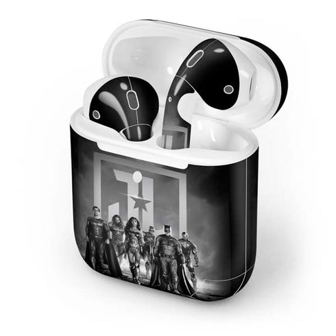 The Justice League (2017) Justice League Black and White Apple AirPods 2 Skin