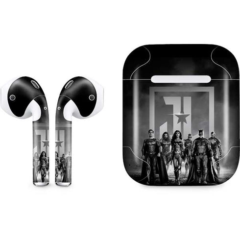 The Justice League (2017) Justice League Black and White Apple AirPods Skin