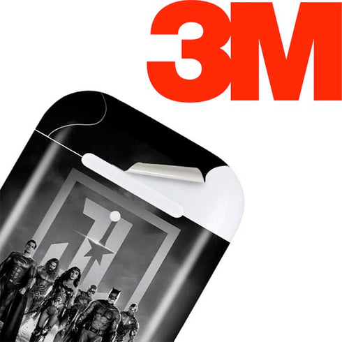 The Justice League (2017) Justice League Black and White Apple AirPods Skin