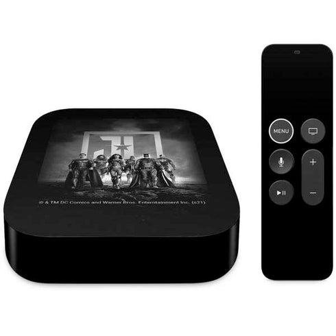The Justice League (2017) Justice League Black and White Apple TV Skin
