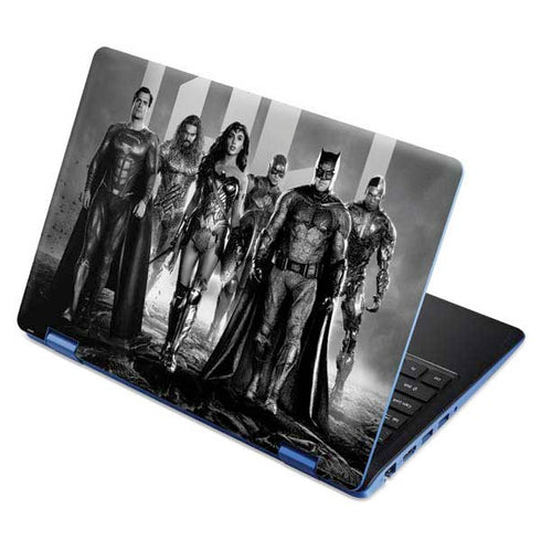 The Justice League (2017) Justice League Black and White Aspire R11 11.6in Skin