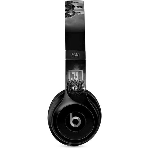 The Justice League (2017) Justice League Black and White Beats Solo 2 Wired Skin