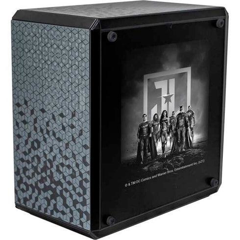 The Justice League (2017) Justice League Black and White Cooler Master MasterBox Q300L Mini Tower Skin