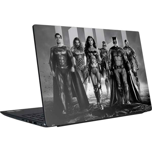 The Justice League (2017) Justice League Black and White Dell Vostro Skin