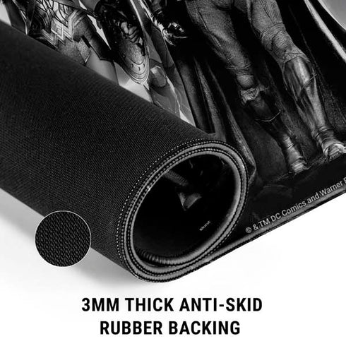 The Justice League (2017) Justice League Black and White Gaming Mouse Pad