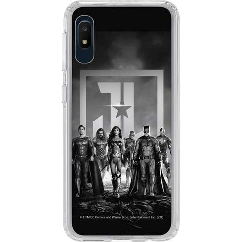 The Justice League (2017) Justice League Black and White Galaxy A10e Clear Case