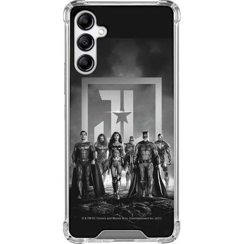 The Justice League (2017) Justice League Black and White Galaxy A14 5G Clear Case