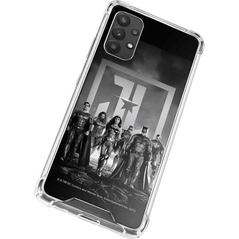 The Justice League (2017) Justice League Black and White Galaxy A32 5G Clear Case