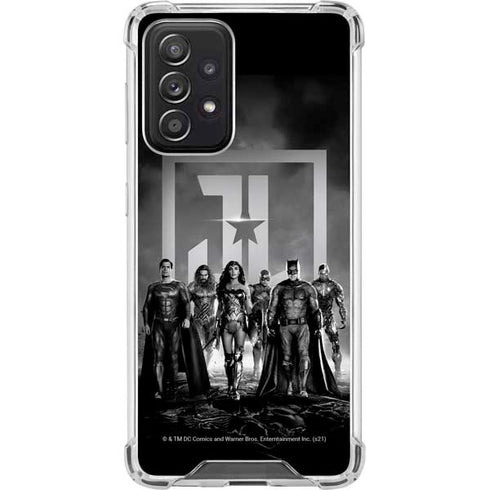 The Justice League (2017) Justice League Black and White Galaxy A52 5G Clear Case