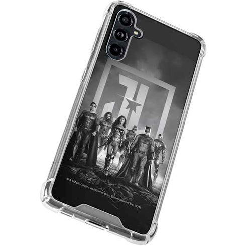 The Justice League (2017) Justice League Black and White Galaxy A54 5G Clear Case