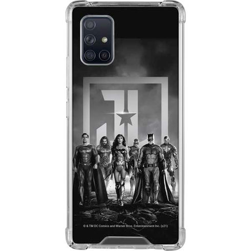 The Justice League (2017) Justice League Black and White Galaxy A71 5G Clear Case