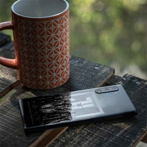 The Justice League (2017) Justice League Black and White Galaxy Note 10 Plus Skin