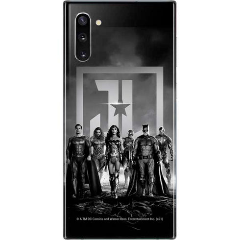 The Justice League (2017) Justice League Black and White Galaxy Note 10 Skin