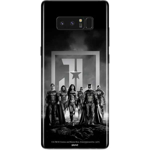The Justice League (2017) Justice League Black and White Galaxy Note 8 Skin