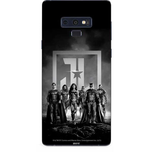 The Justice League (2017) Justice League Black and White Galaxy Note 9 Skin