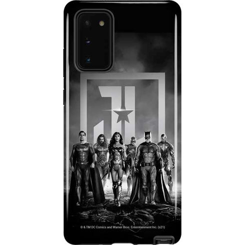 The Justice League (2017) Justice League Black and White Galaxy Note20 5G Pro Case