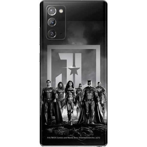 The Justice League (2017) Justice League Black and White Galaxy Note20 5G Skin