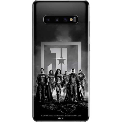 The Justice League (2017) Justice League Black and White Galaxy S10 Plus Skin