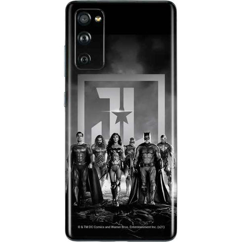The Justice League (2017) Justice League Black and White Galaxy S20 Fan Edition Skin